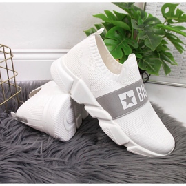 Slip on zapatillas deportivas blancas Big Star JJ274297 blanco 4