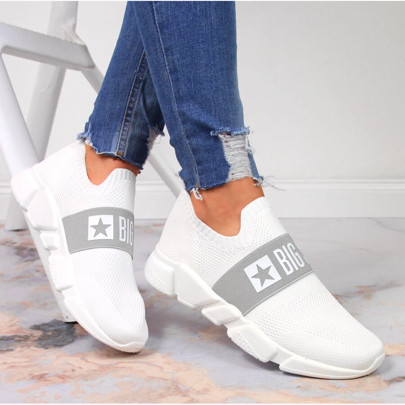 Slip on zapatillas deportivas blancas Big Star JJ274297 blanco 1