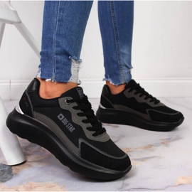 Negro Big Star JJ274989 zapatos deportivos plataforma 5