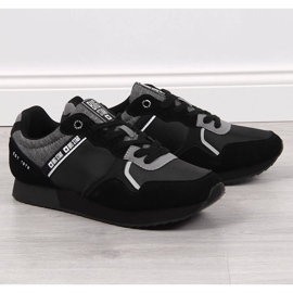 Deportivas hombre piel negra Big Star JJ174145 negro 1