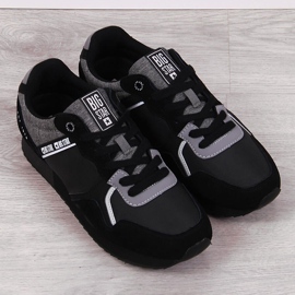 Deportivas hombre piel negra Big Star JJ174145 negro 3