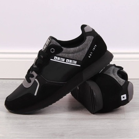 Deportivas hombre piel negra Big Star JJ174145 negro 4