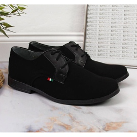 Zapato de vestir comunión niño negro Kornecki 6120 2