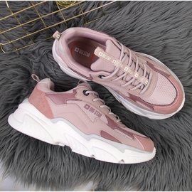 Deportivas de mujer con plataforma rosa Big Star HH274258 1