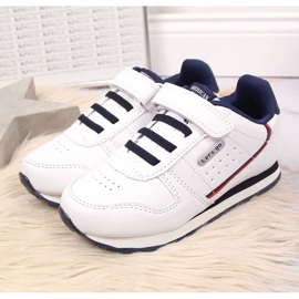 Deportiva infantil velcro American Club blanca blanco 2