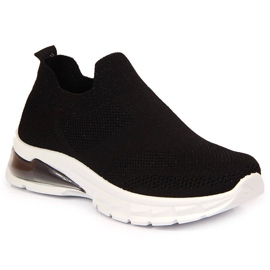 Zapatillas deportivas mujer slip on negras Potocki negro 2