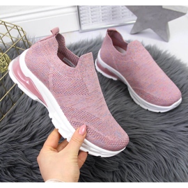 Zapatillas deportivas mujer slip on rosa Potocki rosado 2