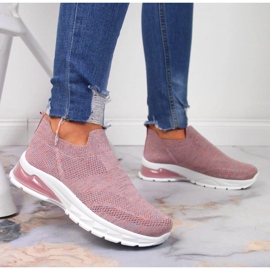 Zapatillas deportivas mujer slip on rosa Potocki rosado 5
