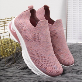 Zapatillas deportivas mujer slip on rosa Potocki rosado 4