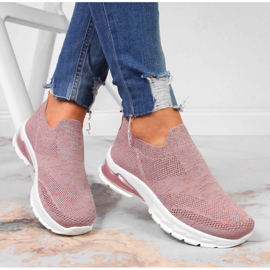 Zapatillas deportivas mujer slip on rosa Potocki 1