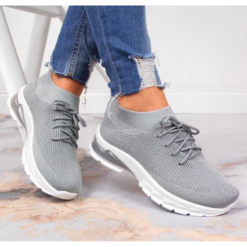 Deportivas mujer calcetines grises Potocki 1 Deportivas mujer calcetines grises Potocki 1