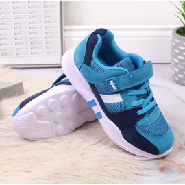Deportivas niño con velcro azul Befado azul marino 3