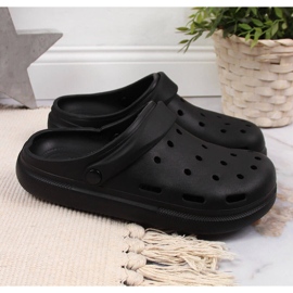 Chanclas atletico foam negro 2