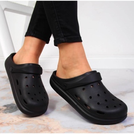 Chanclas atletico foam negro 4