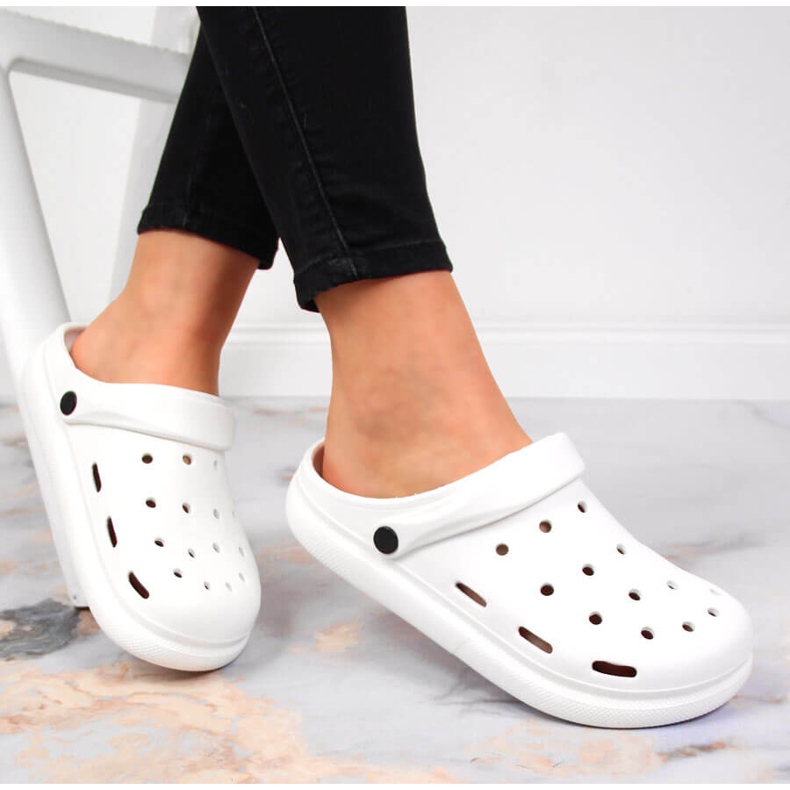 Atletico Chanclas de espuma blancas del Atlético blanco 1 Atletico Chanclas de espuma blancas del Atlético blanco 1