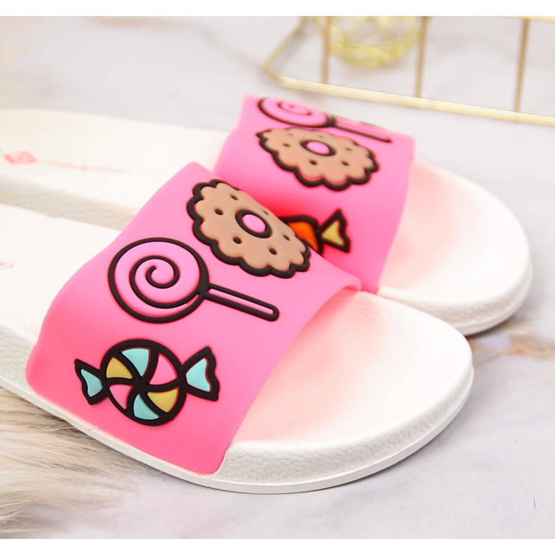 Atletico Chanclas piscina niña Atlético rosa 1
