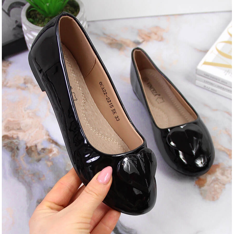 Bailarinas de niña con corazón negro Vinceza 1