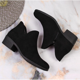 Botas de mujer negras Filippo en un bloque negro 3