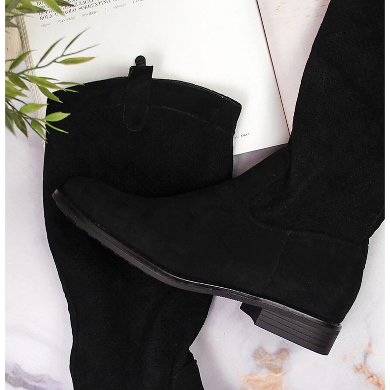 S.Barski Botas negras de primavera para mujer S. Barski negro 2