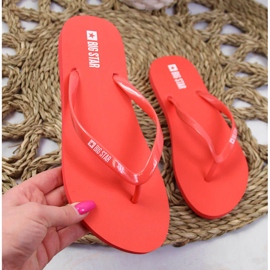 Chanclas deportivas rojas Big Star rojas JJ274A384 rojo 2