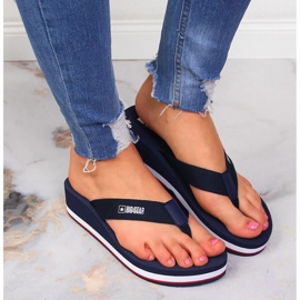 Chanclas con cuña Big Star JJ274A331 azul 6