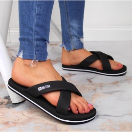 Zapatillas casa espuma negra Big Star JJ274A338 negro 6