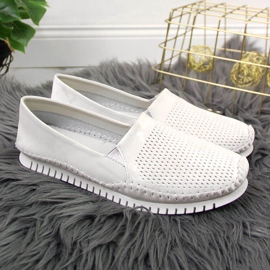 Zapatos mujer Artiker cómodos piel blanca 4