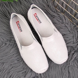 Zapatos mujer Artiker cómodos piel blanca 5