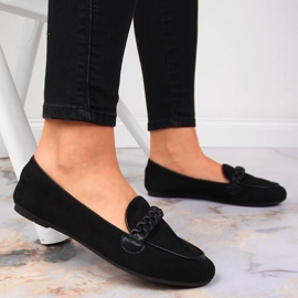 Zapatos sin cordones de mujer Potocki negros 7