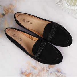 Zapatos sin cordones de mujer Potocki negros 4