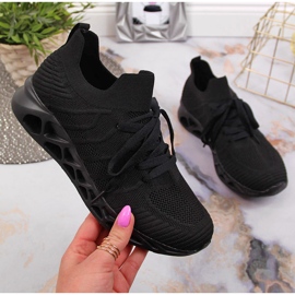 Deportivas de malla de mujer McKeylor negras negro 5