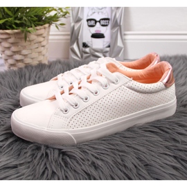 Deportivas mujer McKeylor ecopiel blanca blanco 6