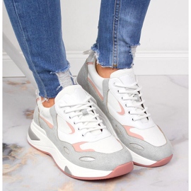 Deportivas mujer Vinceza blancas blanco gris multicolor 6