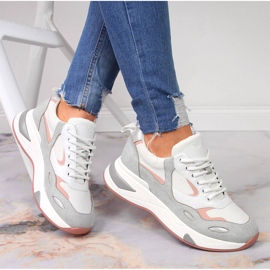 Deportivas mujer Vinceza blancas blanco gris multicolor 1