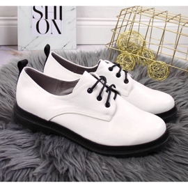 S.Barski Zapatos con cordones de mujer, blanco S. Barski 2 S.Barski Zapatos con cordones de mujer, blanco S. Barski 2