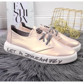 S.Barski Zapatos brogue de mujer con plataforma rosa perla S. Barski 2