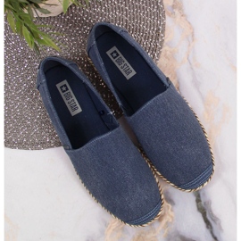 Alpargatas vaqueras de mujer Big Star JJ274902 azul marino 6