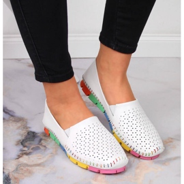 Zapatos mujer Artiker cómodos piel blanca 3