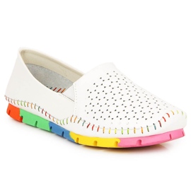 Zapatos mujer Artiker cómodos piel blanca 5