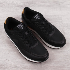 Deportivas hombre American Club negras negro 4
