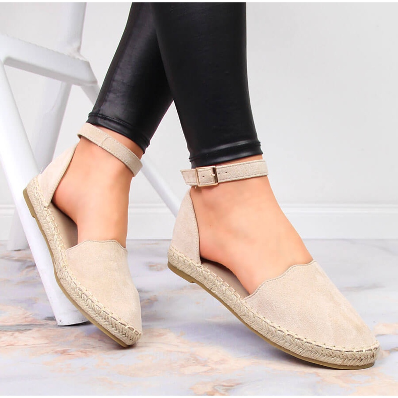Alpargatas mujer beige Sandalias Jezzi 1