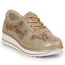 S.Barski Deportivas mujer piel dorada S. Barski 2
