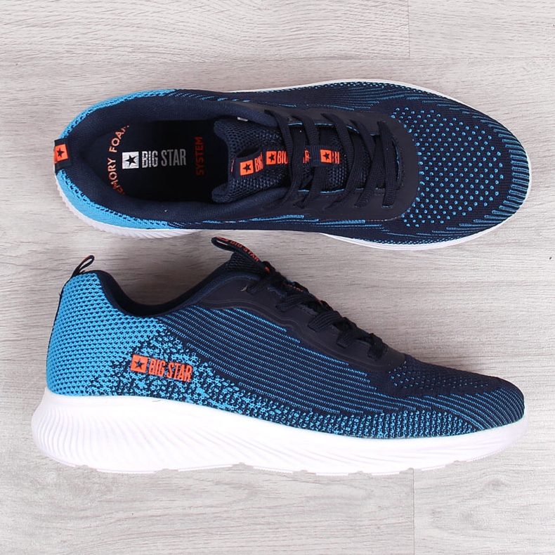 Deportivas hombre azul marino Big Star JJ174284 1