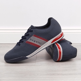 Zapatos Bugatti de hombre azul marino 2