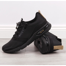 Zapatos casual de hombre Bugatti negros 3