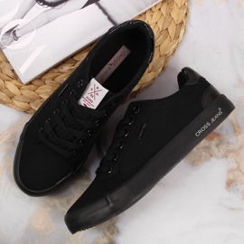 Black Cross Jeans JJ2R4039C zapatillas de textil negro 3
