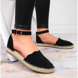 Sandalias mujer eVento alpargatas negras negro 5