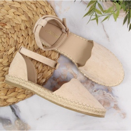 Sandalias mujer alpargatas beige eVento 3