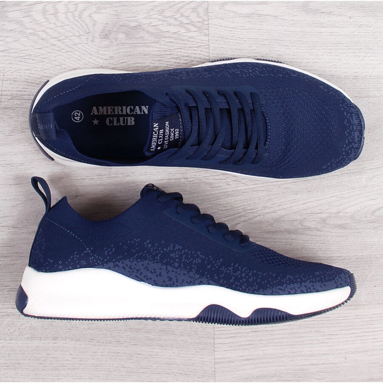 Deportivas hombre American Club azul marino 1