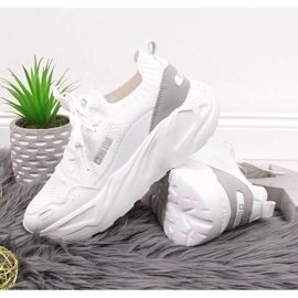 Deportivas mujer plataforma blancas Big Star JJ274604 blanco 2
